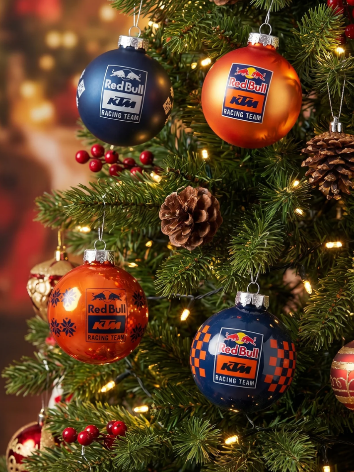 Red Bull KTM palline per decorazione albero di Natale
