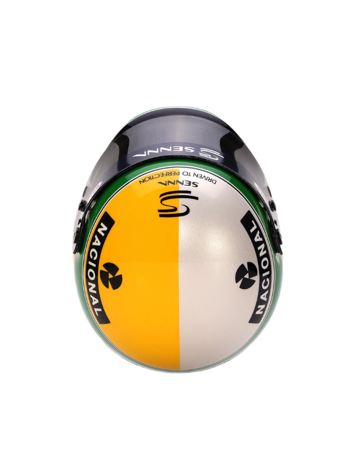 Casco Formula 1 in scala 1:2 Replica Ayrton Senna 30 Years Legacy-3