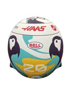 Casco Formula 1 in scala 1:2 Replica  Haas  Kevin Magnussen  F1 2024-3