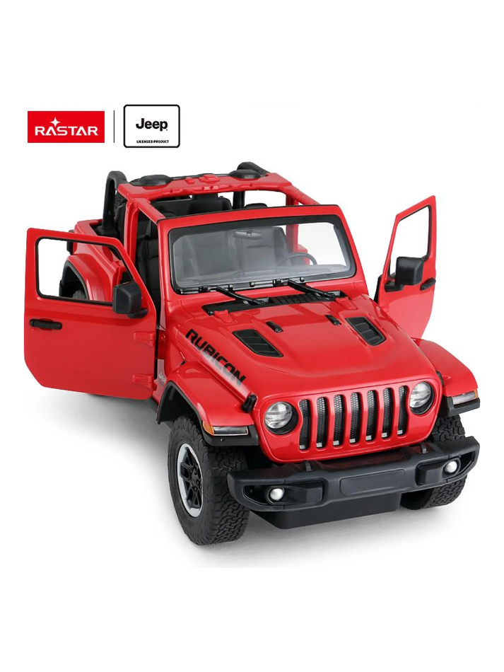Macchina telecomandata RASTAR 1:14 JEEP WRANGLER RUBICON red-3