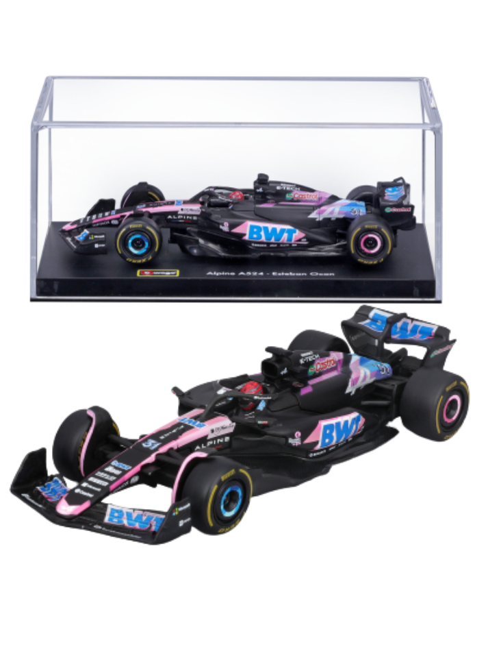 Modellino auto Burago in scala 1:43 BWT ALPINE - F1 A524 2024  #31 OCON Signature