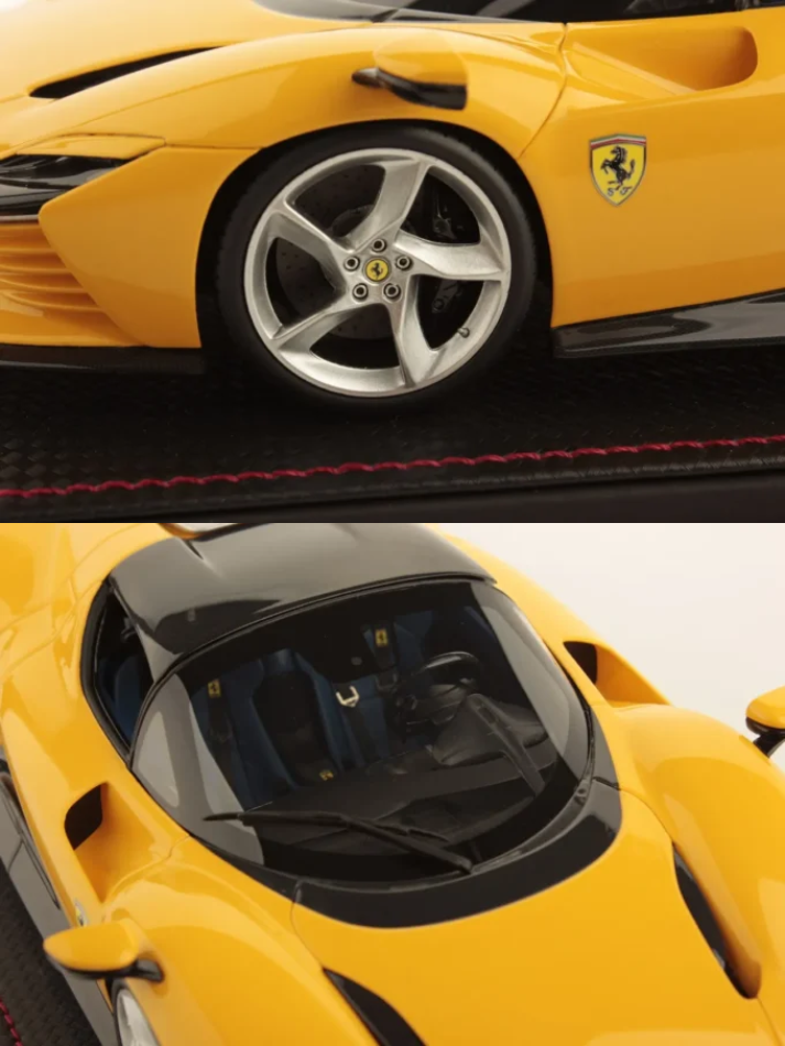 Modellino auto in scala 1:18 FERRARI DAYTONA SP3 GIALLO MODENA-3