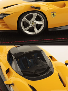 Modellino auto in scala 1:18 FERRARI DAYTONA SP3 GIALLO MODENA-3