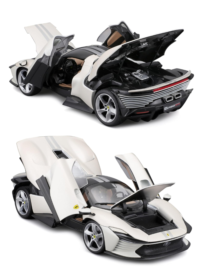 Modellino auto in scala 1:18 FERRARI DAYTONA SP3 white Signature-3