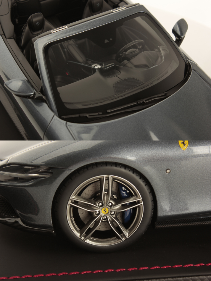 Modellino auto in scala 1:18 FERRARI ROMA SPIDER BLU ROMA-3