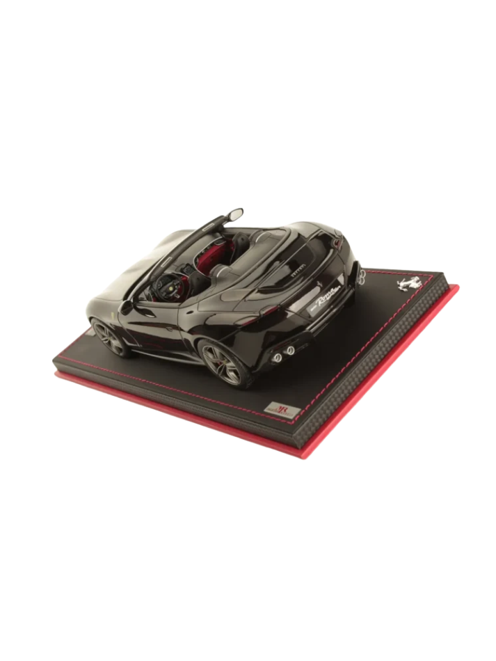 Modellino auto in scala 1:18 FERRARI ROMA SPIDER NERO PUROSANGUE-3