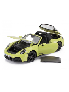 Modellino auto in scala 1:18 PORSCHE 911 TARGA 4 GTS yellow-3
