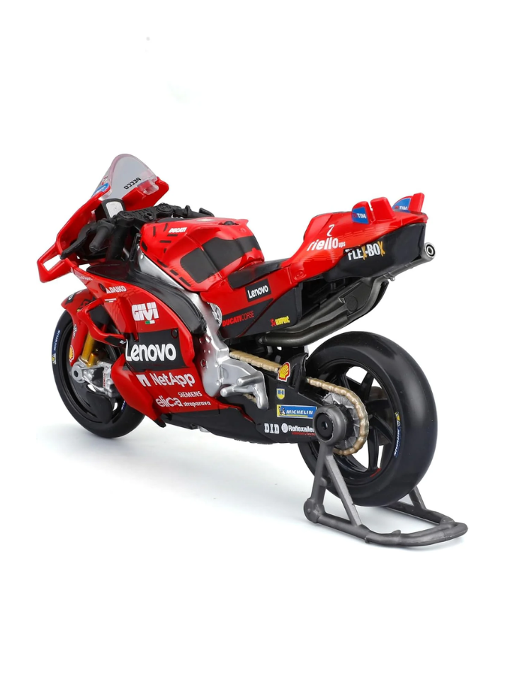 Modellino motocicletta Ducati Lenovo Team 2024  #1 Bagnaia in Scala 1:18-3