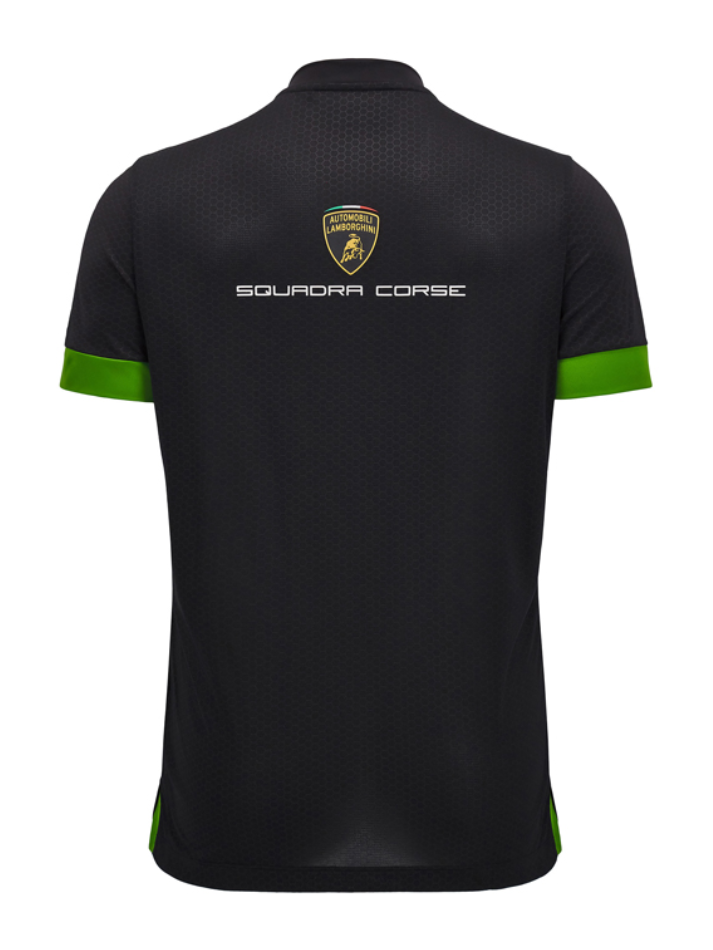 Polo Korean Automobili Lamborghini Squadra Corse 2024/25 Nero/Verde-3