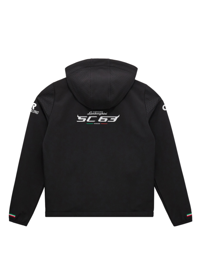 Softshell Bambino Automobili Lamborghini Squadra Corse LMDH 2024/25 Nero-3
