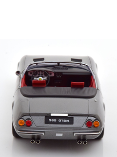 Modellino auto KK Ferrari 365 GTS Daytona Spider Serie 2 1971 grey metal in scala 1:18-3