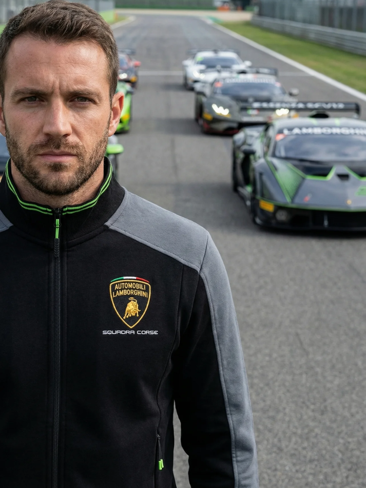 Felpa da viaggio Automobili Lamborghini Squadra Corse-2