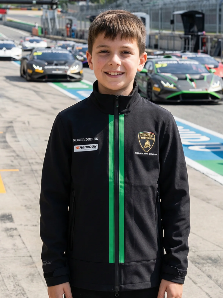 Giacca Bambino Softshell Automobili Lamborghini Squadra Corse 2023-1