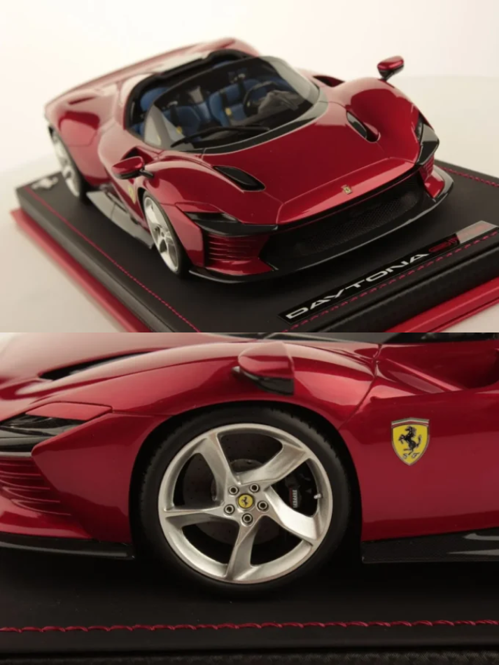 Modellino auto in scala 1:18 FERRARI DAYTONA SP3 ROSSO MAGMA-3