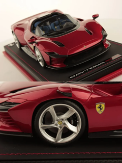 Modellino auto in scala 1:18 FERRARI DAYTONA SP3 ROSSO MAGMA-3