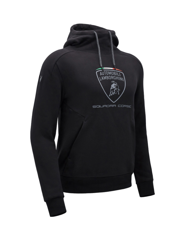 Felpa Automobili Lamborghini Squadra Corse SPORTSWEAR Nera-3
