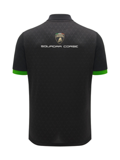 Polo Uomo Lamborghini Squadra Corse Super Trofeo 2026/27 Nero/Verde-3