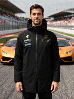 Giubbotto Softshell Imbottito Automobili Lamborghini Squadra Corse LMDH 2024/25 Nero-1