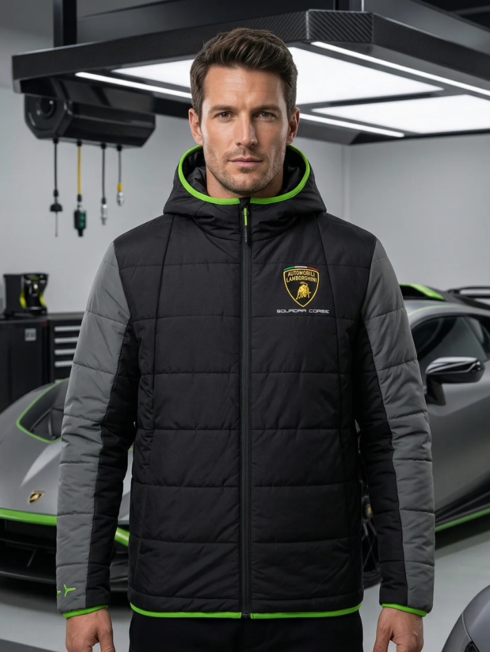 Giacca imbottita da viaggio Automobili Lamborghini Squadra Corse-1