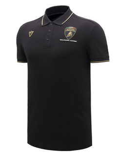 Polo Uomo Lamborghini Squadra Corse SPORTSWEAR 2026/27 Nero-3