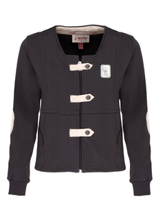Maserati felpa da donna con bottoni gray-2
