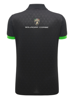 Polo Donna Lamborghini Squadra Corse Super Trofeo 2026/27 Nero/Verde-4