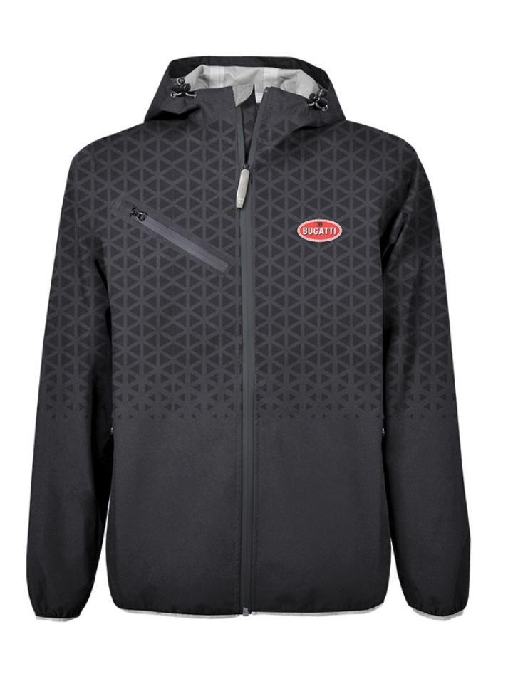 Bugatti Giacca uomo con zip grigio scuro