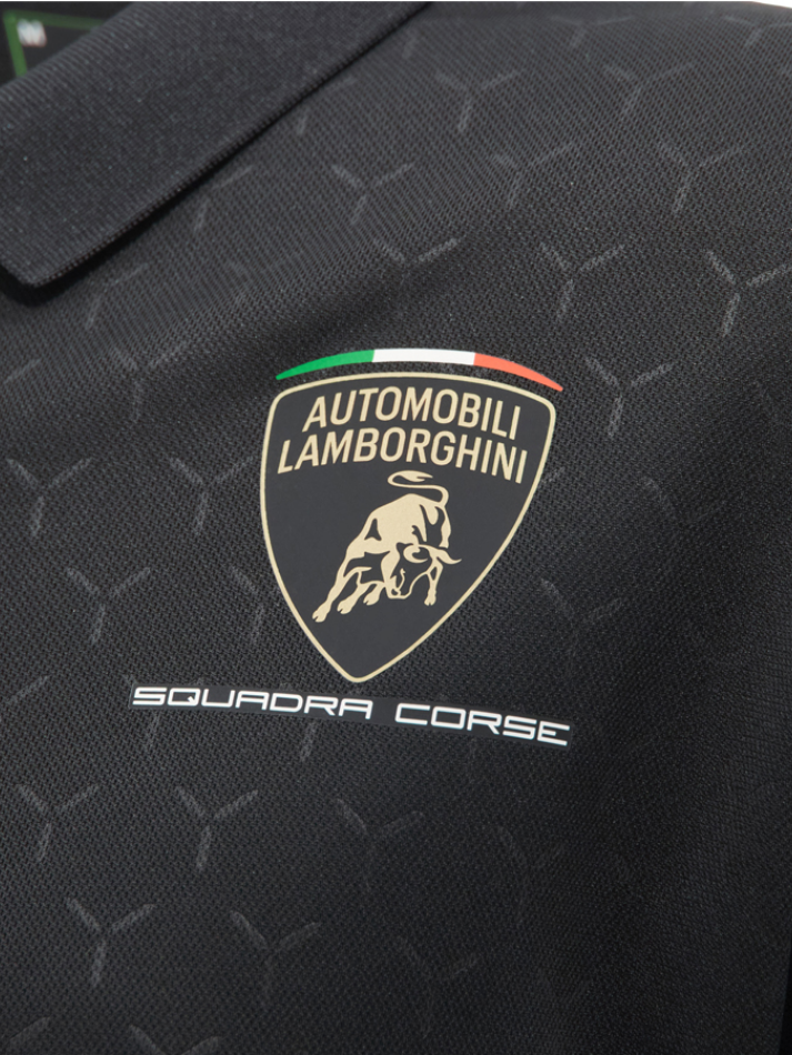 Polo Donna Lamborghini Squadra Corse Super Trofeo 2026/27 Nero/Verde-5