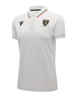 Polo Donna Automobili Lamborghini SC63 2026/27 Bianca-2