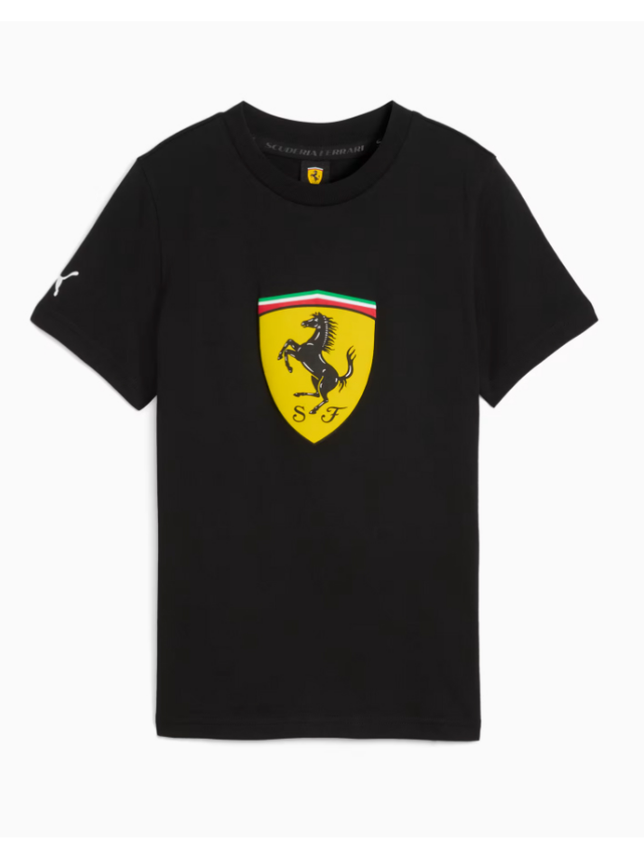 Ferrari T-shirt Scudetto Bambino Nera-2