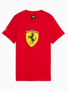 Ferrari T-shirt Scudetto Bambino Rosso Corsa-2