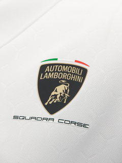 Polo Donna Lamborghini Squadra Corse Super Trofeo 2026/27 Bianco/Verde-5