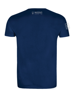 Maserati T-shirt uomo blu Tipo 8 CTF-1938-3