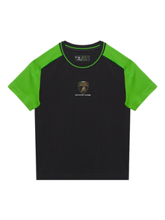 Maglietta Bambino Lamborghini Squadra Corse SPORTSWEAR 2026/27 Nero/Verde-2