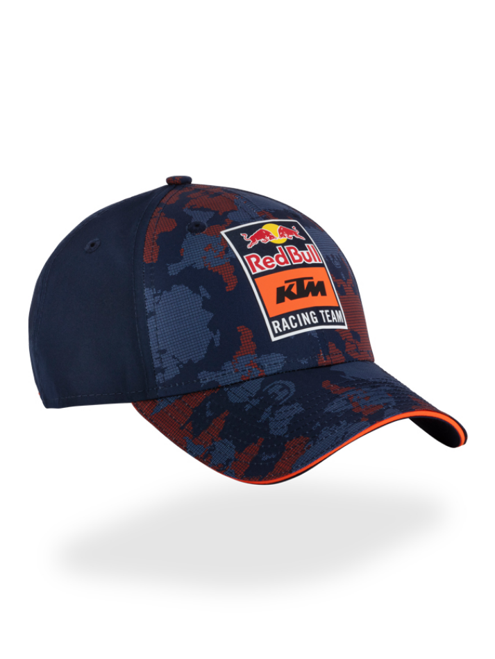 Red Bull KTM Cappello Curved Blu-2