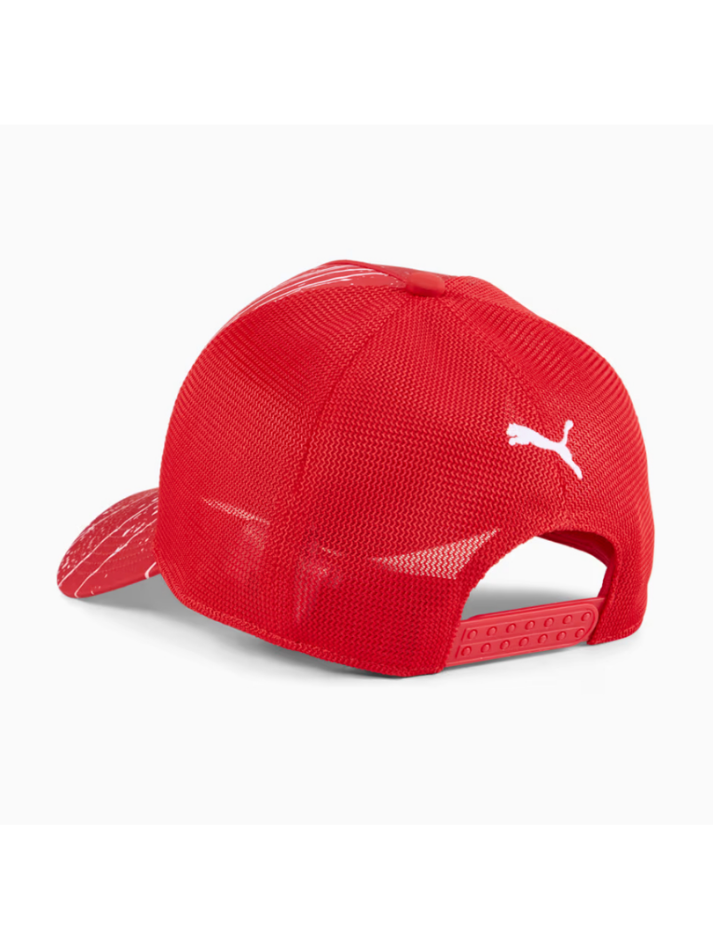 Cappellino Ferrari Splash man Trucker Rosso-3