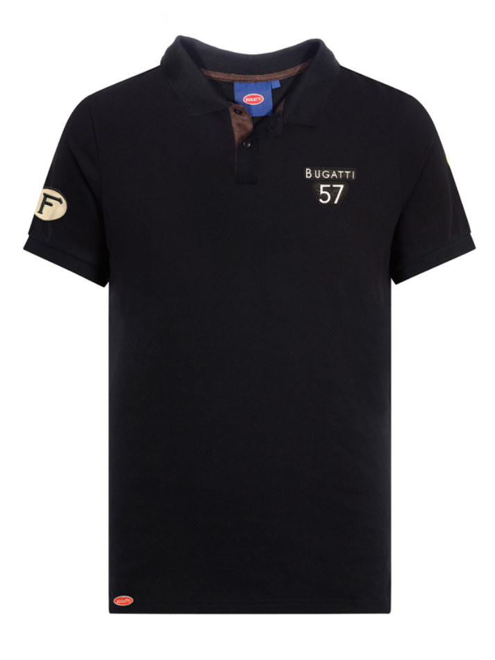 Bugatti Polo uomo nera