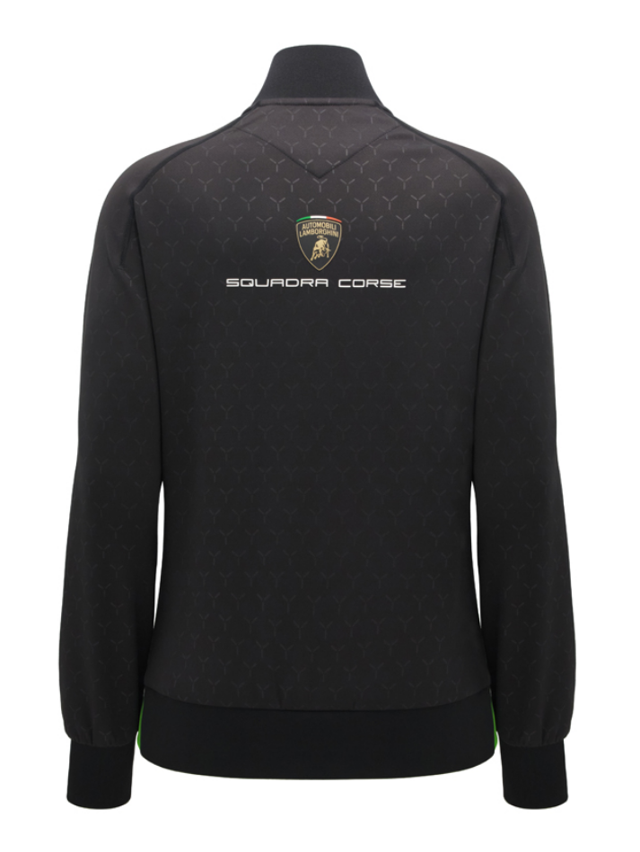 Felpa Zip Donna Lamborghini Squadra Corse Super Trofeo 2026/27 Nero/Verde-3