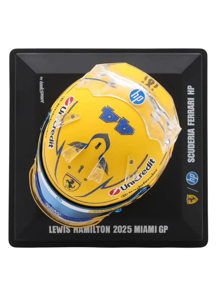 Casco Formula 1 in scala 1:5 Lewis Hamilton – Scuderia Ferrari HP MIAMI 2025-4