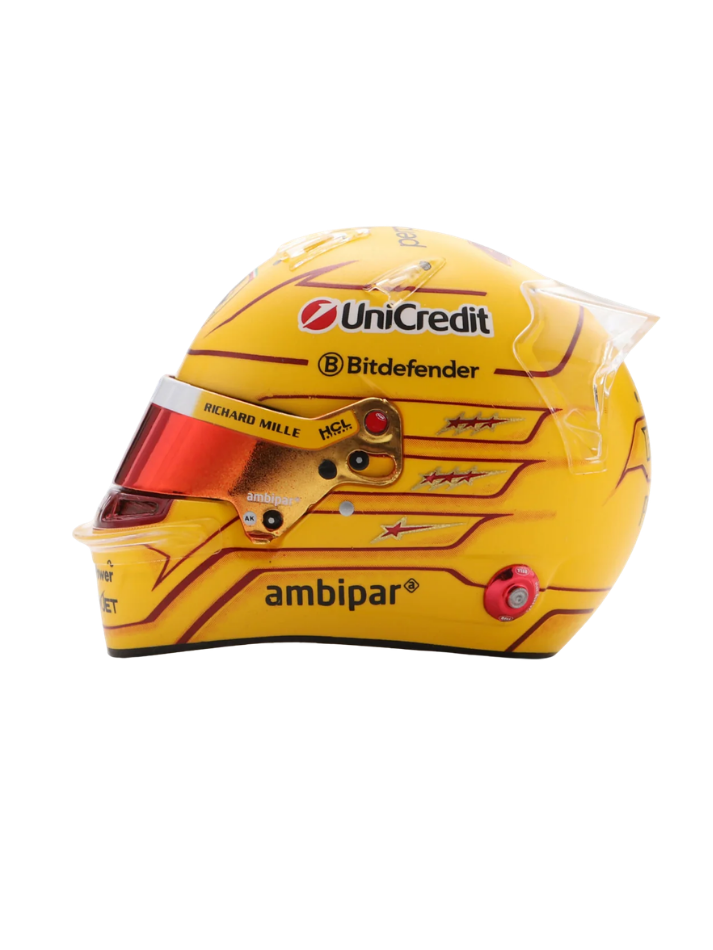 Casco Formula 1 in scala 1:5 Lewis Hamilton – Scuderia Ferrari HP MONACO GP 2025-4