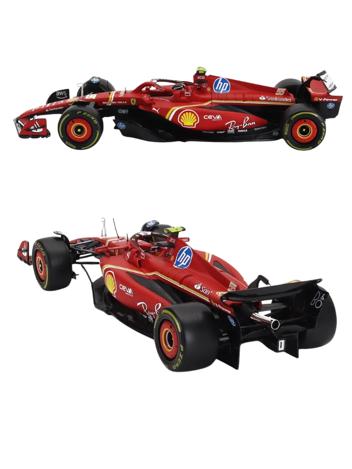 Modellino auto in scala 1:18 FERRARI - F1 SF-24 2024 #55 SAINZ-3