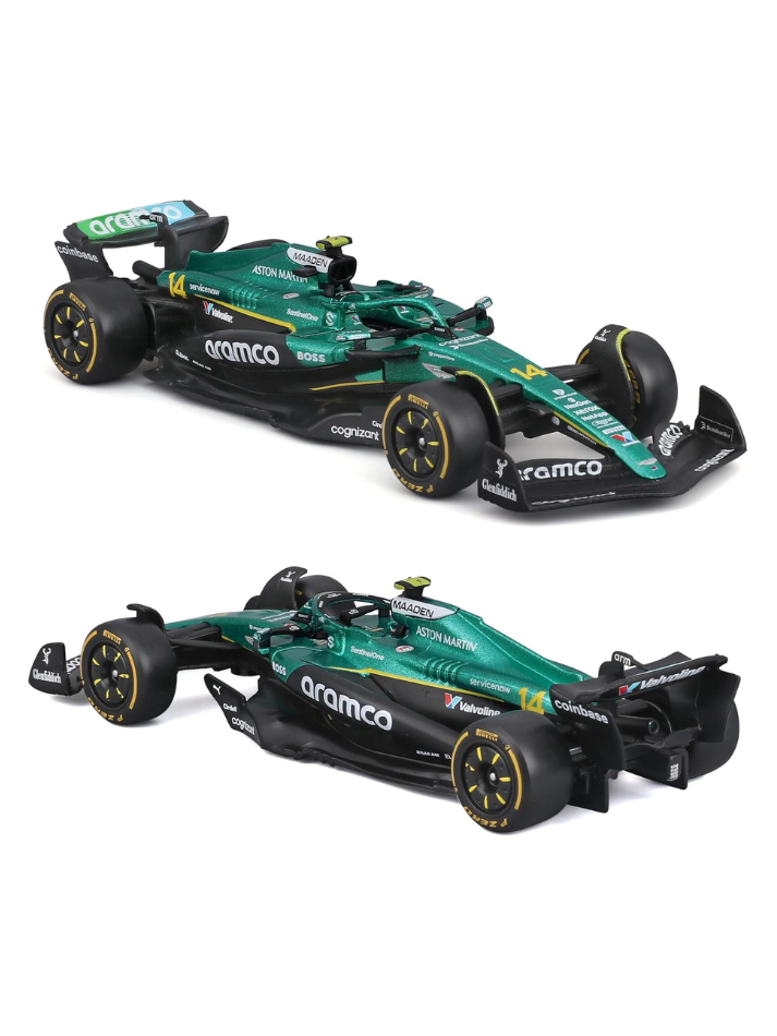 Moldellino auto Burago in scala 1:43 ASTON MARTIN - F1 AMR25 #14 ALONSO-4