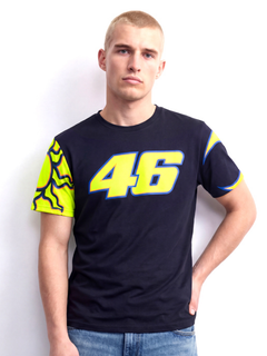 T-shirt da uomo Valentino Rossi Vr46 Blu-1