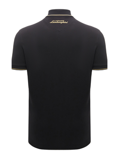 Polo Uomo Lamborghini Squadra Corse SPORTSWEAR 2026/27 Nero-4