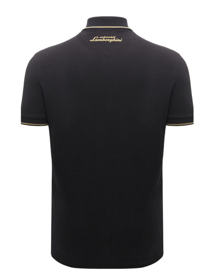 Polo Uomo Lamborghini Squadra Corse SPORTSWEAR 2026/27 Nero-4
