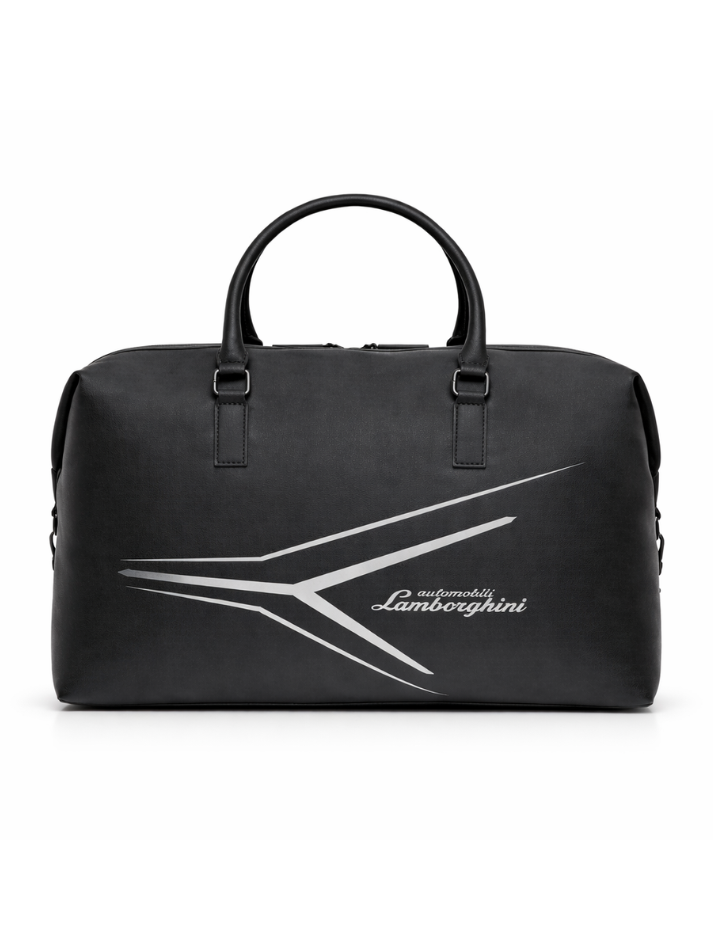Automobili Lamborghini Borsone Nero con Stampa-1