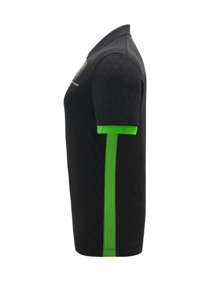 Polo Uomo Lamborghini Squadra Corse Super Trofeo 2026/27 Nero/Verde-4