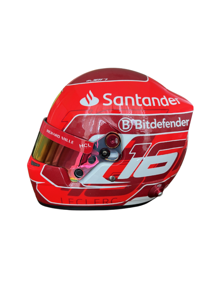 Casco Formula 1 in scala 1:2 Replica  Scuderia Ferrari  Charles Leclerc F1 2024-5