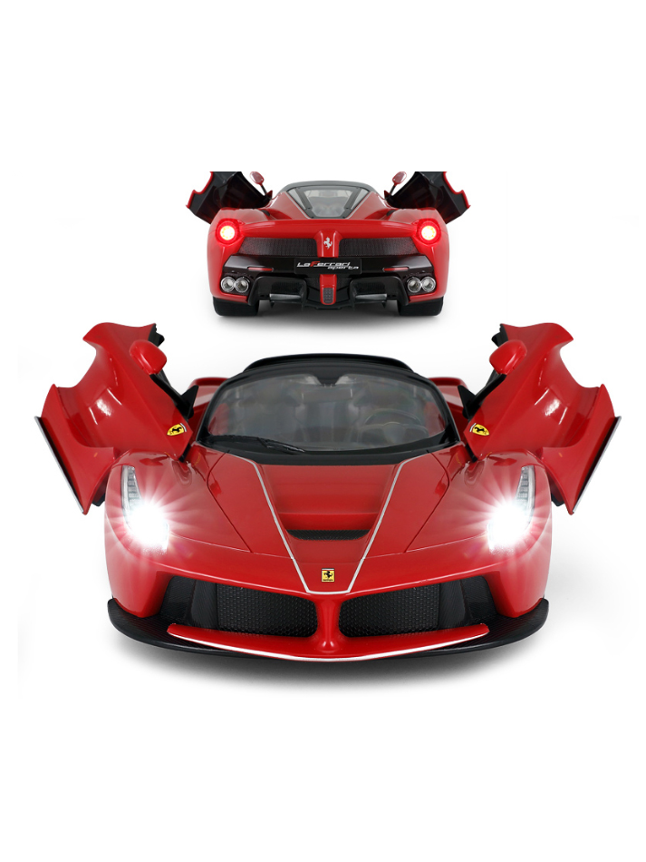 Macchina telecomandata Rastar - R/C control in scala 1:14 FERRARI LA FERRARI APERTA  with drift function red-4