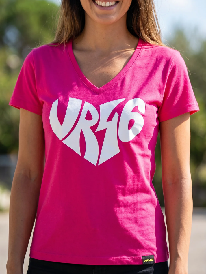 Canotta donna Valentino Rossi Vr46 Pink-1